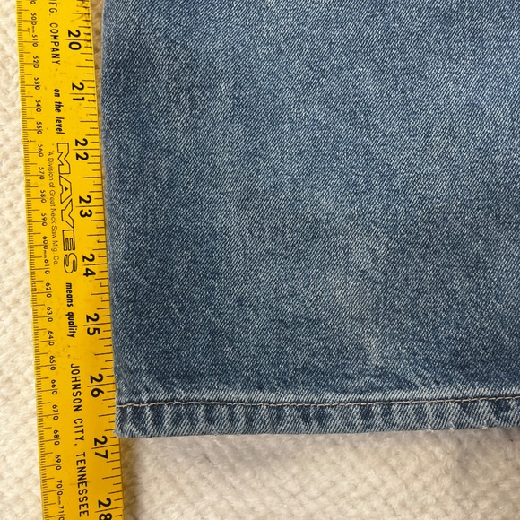 Jason Wu Jaime Barrel Ankle Jeans Super High Rise Relaxed Blue Denim Size 6 27 - Picture 6 of 10